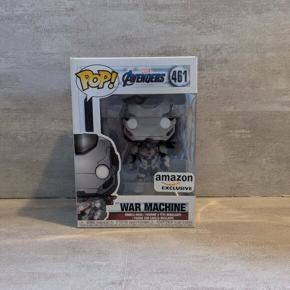 Funko Pop! Marvel War Machine #461 Amazon Exclusive Avengers Endgame Vaulted - Picture 6 of 6